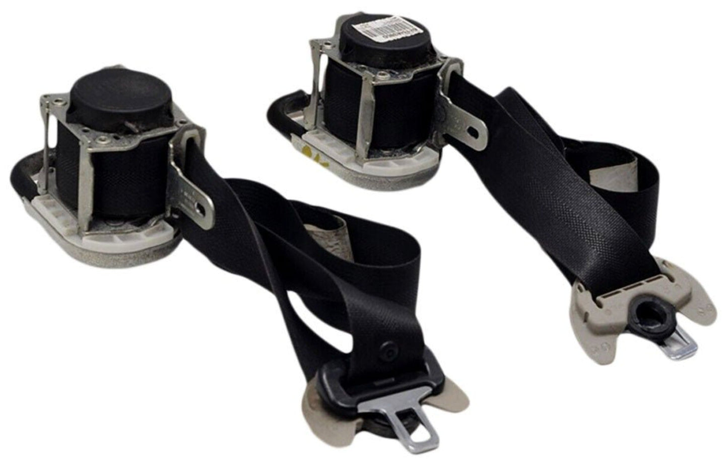 2012-2017 Toyota Prius C Front Seat Belt Retractor Black OEM Set Pair