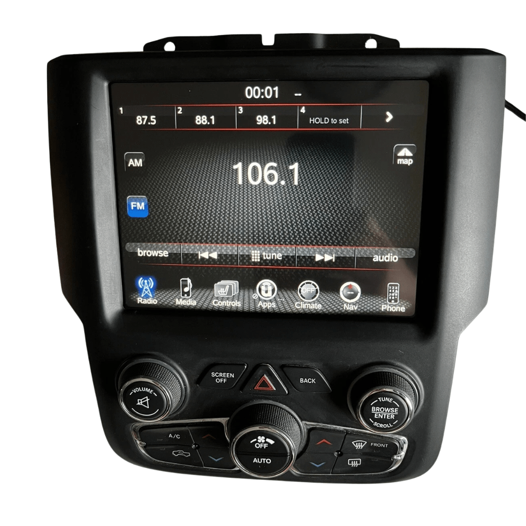 2013-17 DODGE RAM 1500 2500 3500 8.4 RADIO WITH TEMPERATURE CONTROLS VP3 NA
