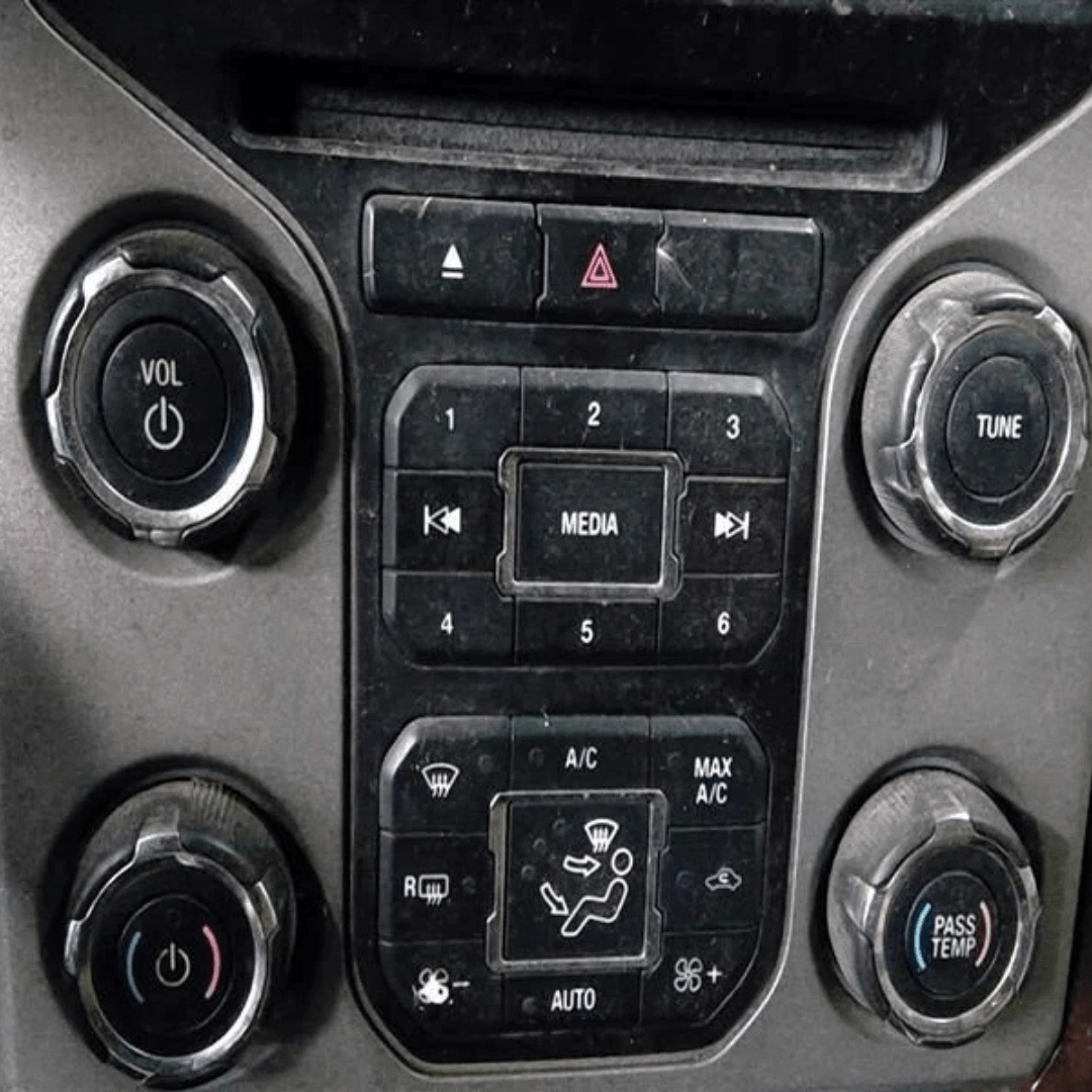 2013-2016 Ford F-250SD AM FM Cd Player Climate Radio Receiver Control Panel OEM