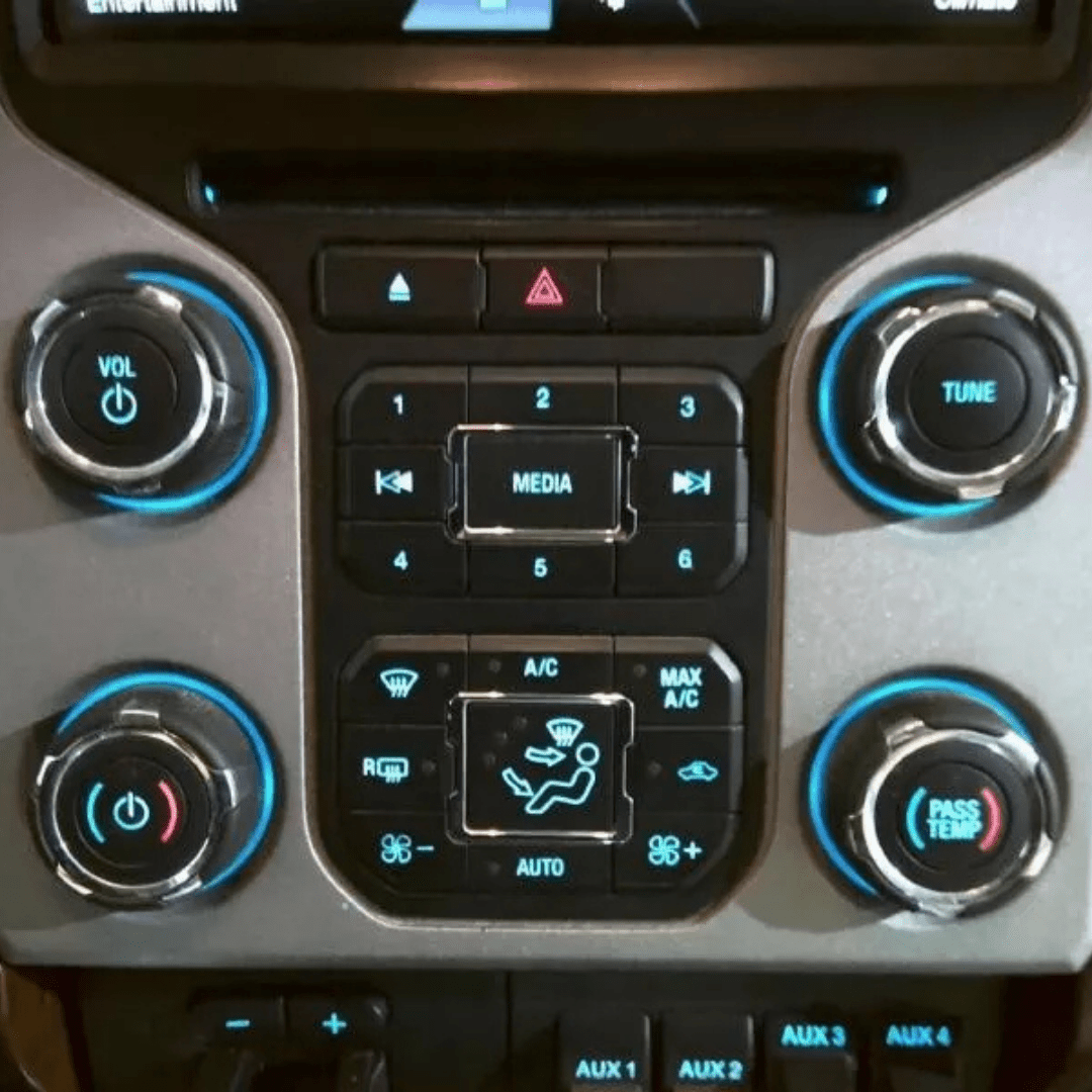 2013-2016 Ford F-250SD AM FM Cd Player Climate Radio Receiver Control Panel OEM