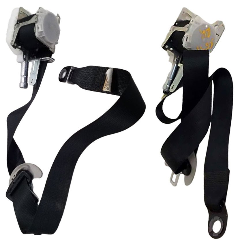 2014-2019 Toyota Corolla Front Driver Passenger Seat Belt Retractor Black OEM Set Pair