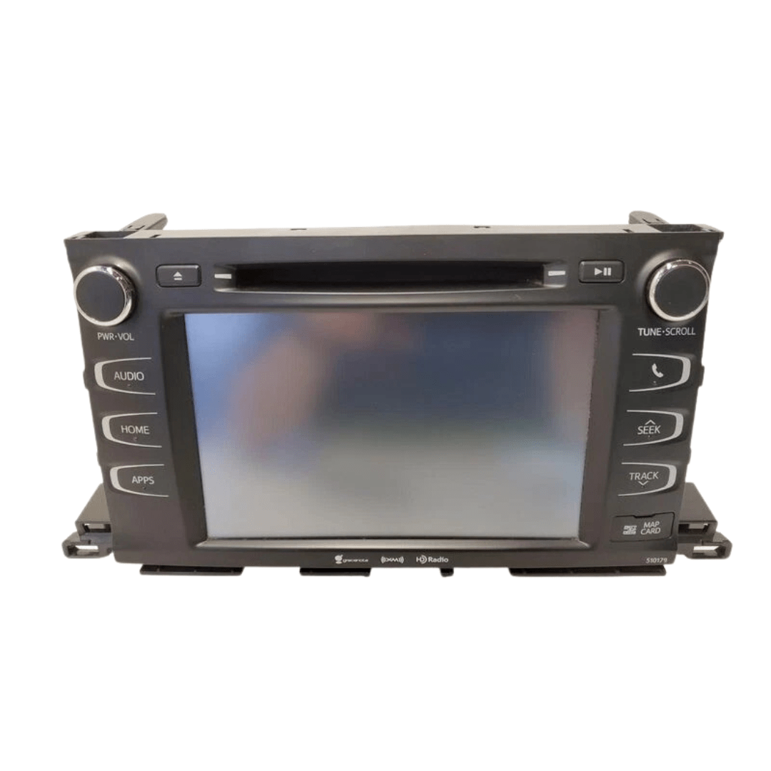 2017-2019 Toyota Highlander Audio Equipment Radio Display And Receiver