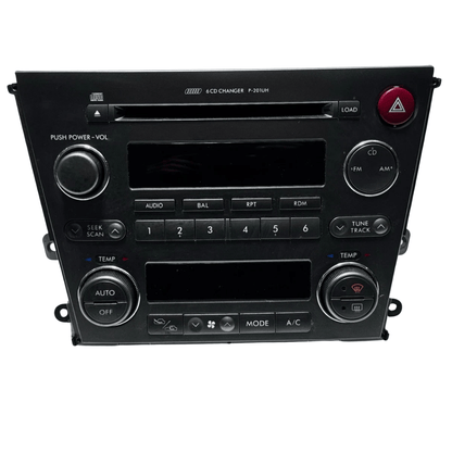 05 06 SUBARU Legacy outback Radio 6 Disc Changer CD Player P-203UH P-201UH