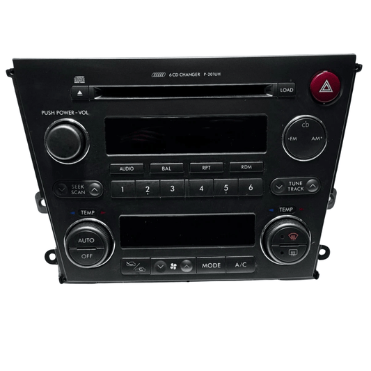 05 06 SUBARU Legacy outback Radio 6 Disc Changer CD Player P-203UH P-201UH