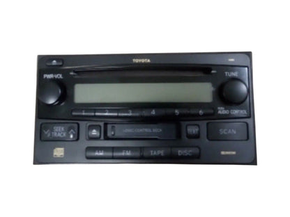 2003-2005 Toyota 4-Runner Radio AM / FM / CD / Cassette Player 86120-35281 OEM