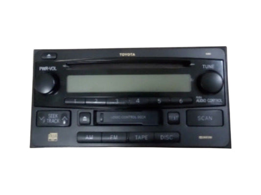2003-2005 Toyota 4-Runner Radio AM / FM / CD / Cassette Player 86120-35281 OEM