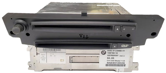 Car DVD player with visible brand and model information on a white background