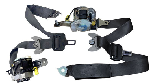 2006-2011 Honda Civic Front Seat Belt Retractor Assembly Sedan Gray OEM Set Pair