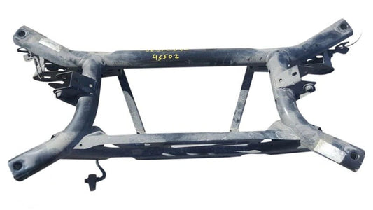 Metal frame structure on a white background