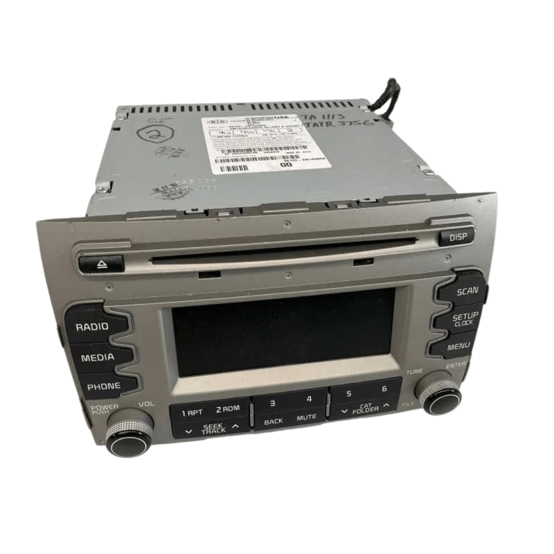 2010 - 2013 Kia Sportage OEM Single CD AM FM SAT Radio Media Receiver GREY