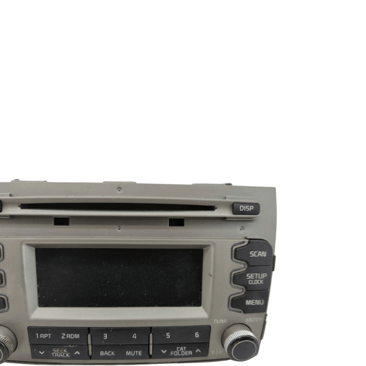 2010 - 2013 Kia Sportage OEM Single CD AM FM SAT Radio Media Receiver GREY