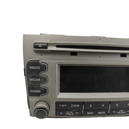 2010 - 2013 Kia Sportage OEM Single CD AM FM SAT Radio Media Receiver GREY
