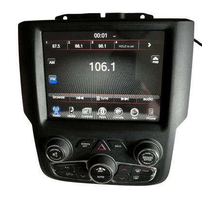 2013-17 DODGE RAM 1500 2500 3500 8.4 RADIO WITH TEMPERATURE CONTROLS VP3 NA