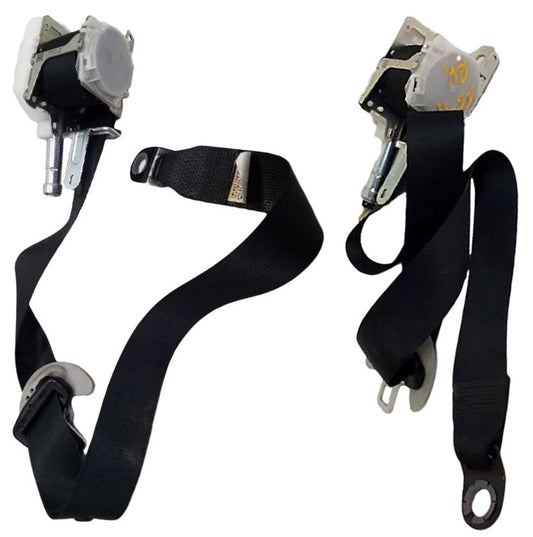 2014-2019 Toyota Corolla Front Driver Passenger Seat Belt Retractor Black OEM Set Pair