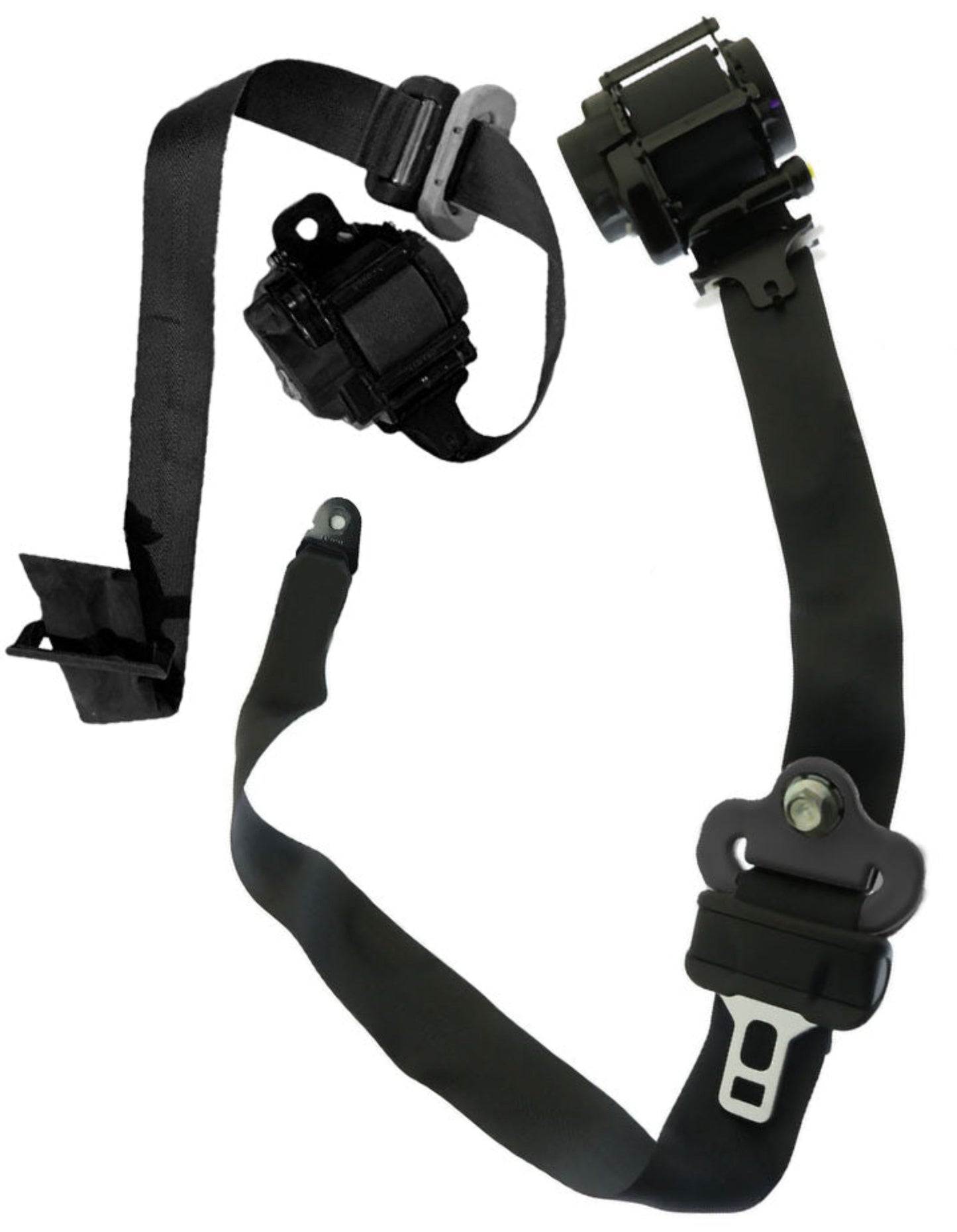 2015-2017 Nissan Sentra Front Driver Passenger Seat Belt Retractor BLACK FROM 11/01/15 Set Pair