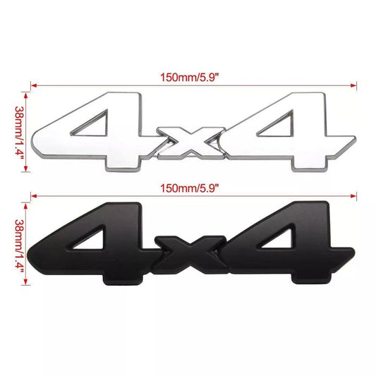 Black4X4LogoTrunk_FenderEmblemStickerforToyotaTacoma_Tundra_Van_3 - Elite Auto Spare