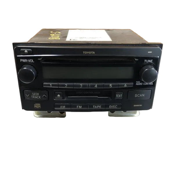 2003-2005 Toyota 4-Runner Radio AM / FM / CD / Cassette Player 86120-35281 OEM