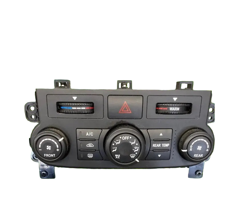 2006-08 Kia Sedona AC Heater Climate Manual 3 Knobs 3 Zone Temp Control