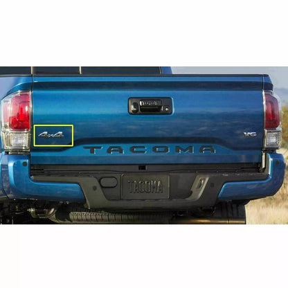 Chrome 4x4 Emblem Badge for Toyota Tacoma & Tundra – Rear Tailgate Logo Symbol - Elite Auto Spare