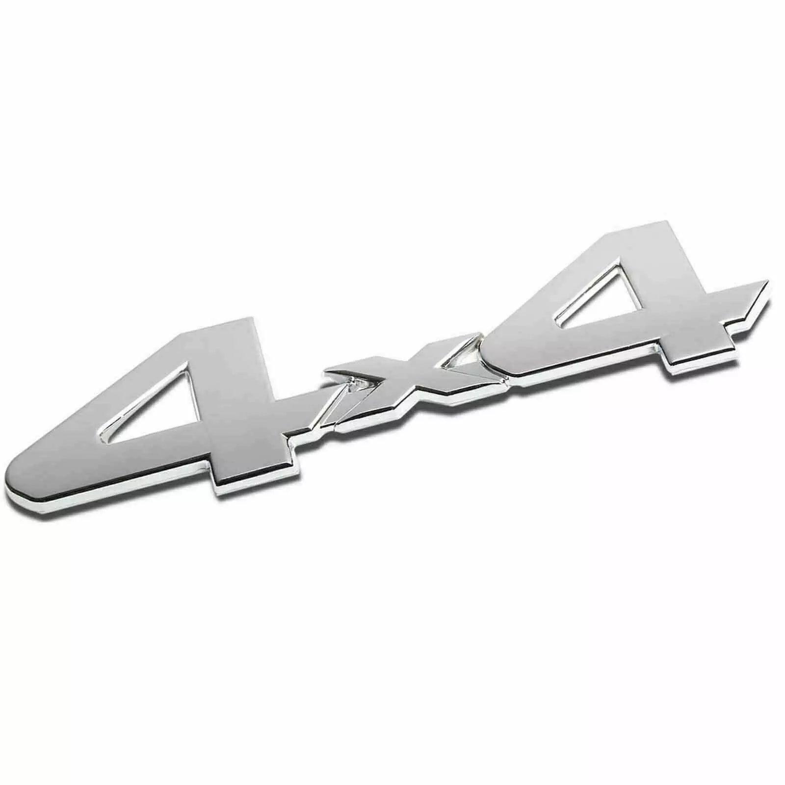 Chrome 4x4 Emblem Badge for Toyota Tacoma & Tundra – Rear Tailgate Logo Symbol - Elite Auto Spare
