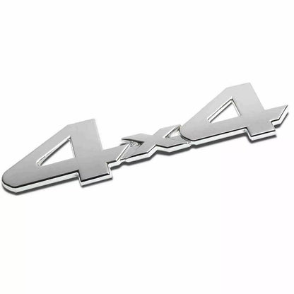 Chrome 4x4 Emblem Badge for Toyota Tacoma & Tundra – Rear Tailgate Logo Symbol - Elite Auto Spare